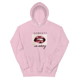 Sobriety is Sexy (Lips) Unisex Hoodie